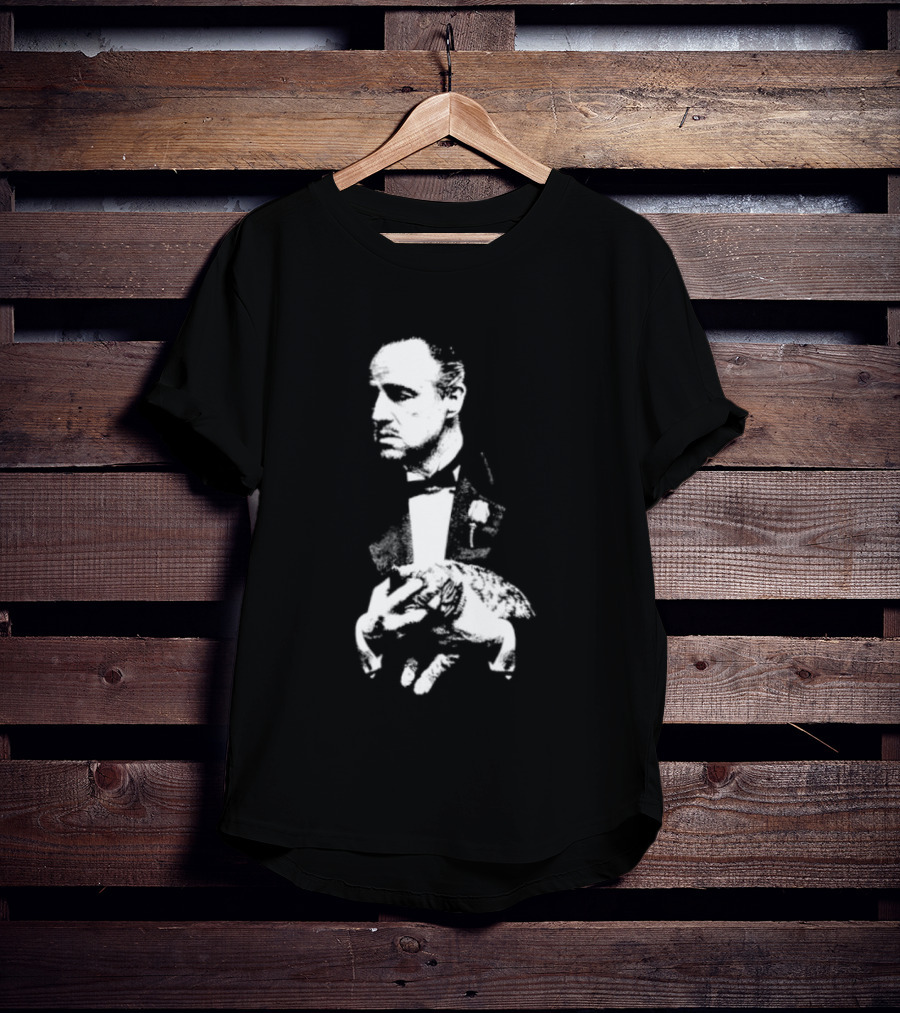 Vito Corleone Marlon Brando The Godfather Movie Film Noir T-Shirt