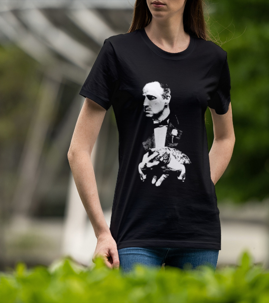 Vito Corleone Marlon Brando The Godfather Movie Film Noir T-Shirt