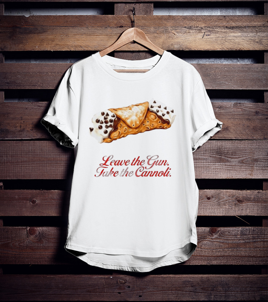 Clemenza The Godfather Leave The Gun Take The Cannoli Movie Mens Cannoli T-Shirt