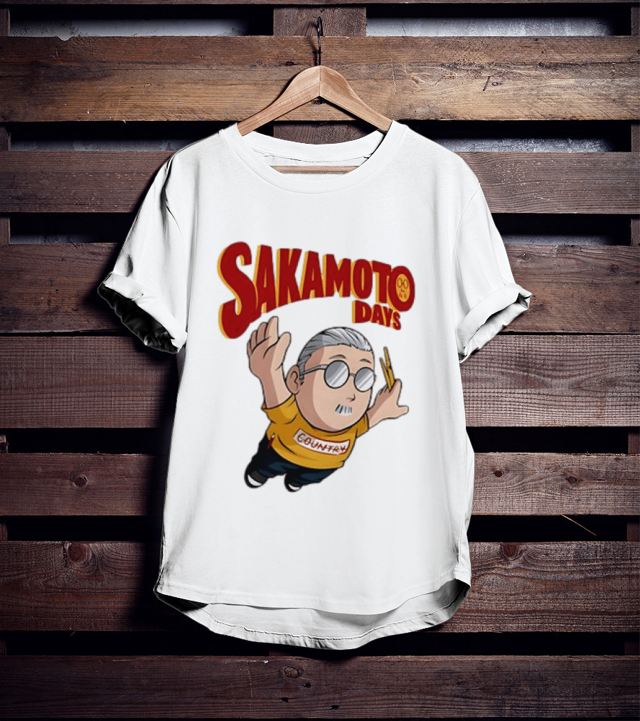 Sakamoto Days Country Super Mario Taro Sakamoto Floating T-Shirt