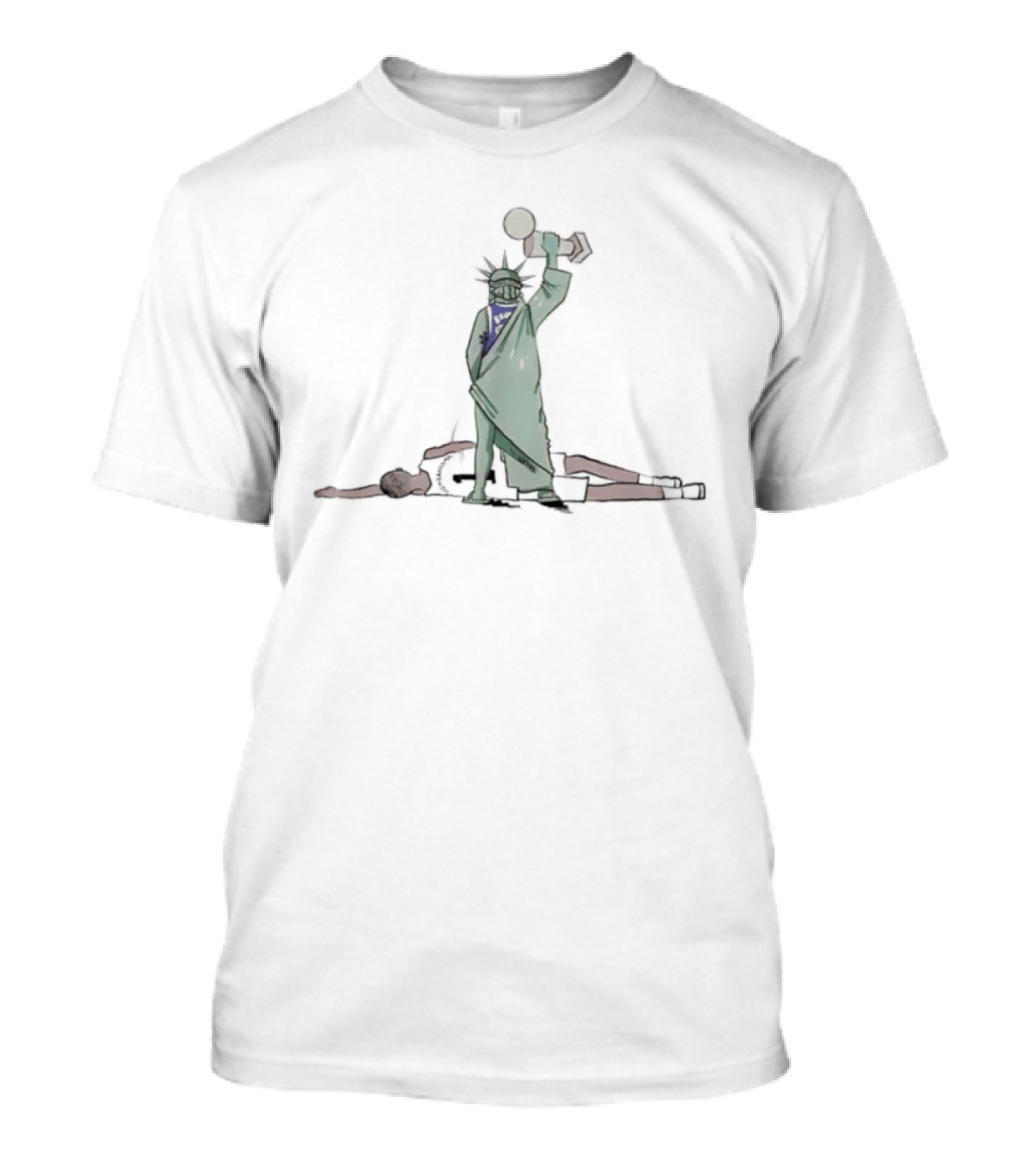 Knicks Jalen Brunson Liberty Trophy Wemby T-Shirt