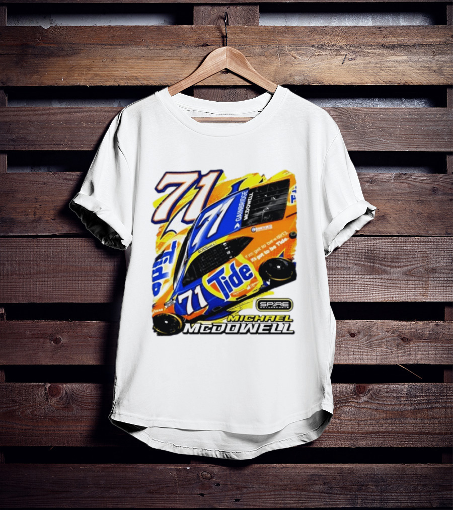 Michael McDowell Tide 71 NASCAR Racing Spire Motorsports Camry T-Shirt