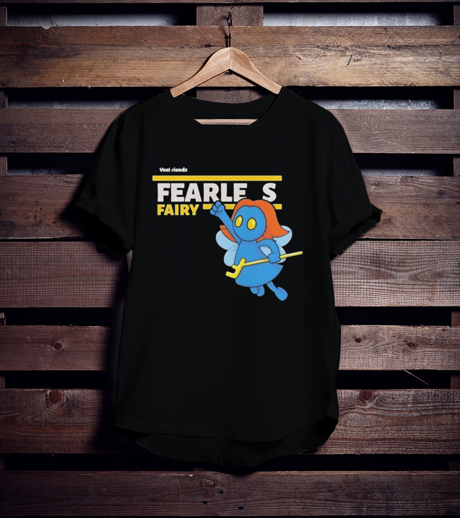 VeeFriends Fearless Fairy Bold Blue Character With Orange Hair T-Shirt