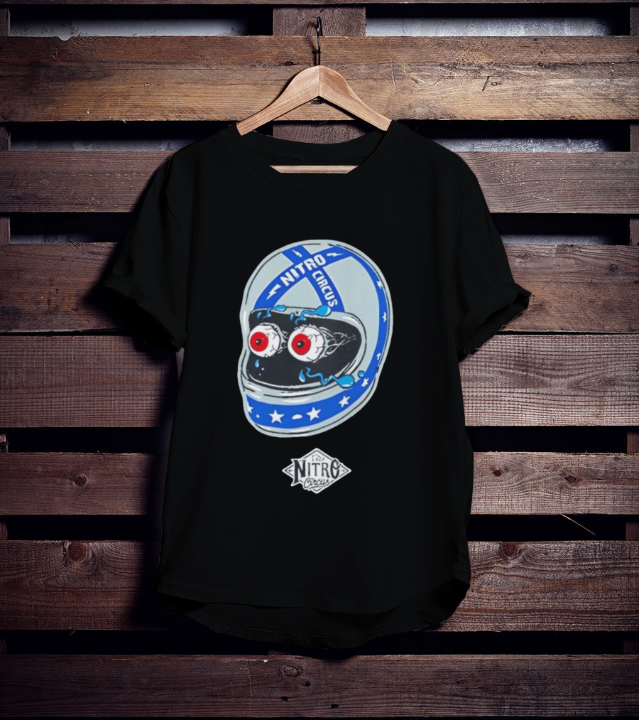 Nitro Circus Helmet Staring Eyeballs T-Shirt