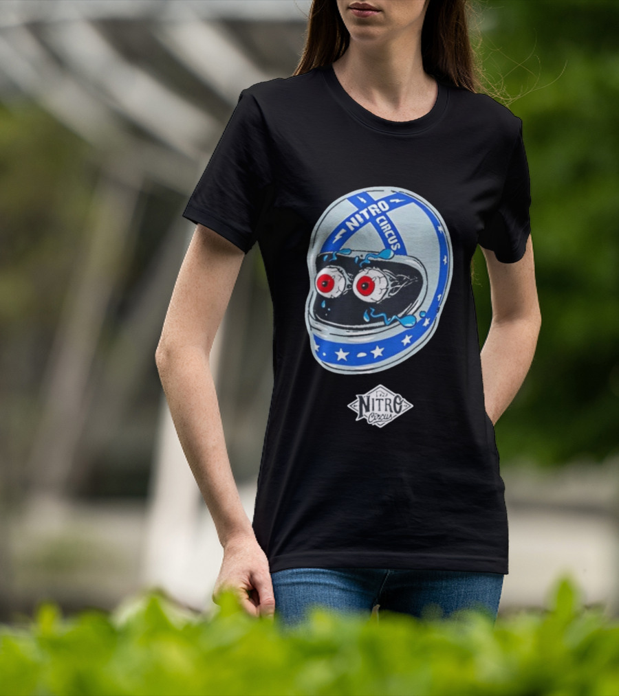 Nitro Circus Helmet Staring Eyeballs T-Shirt