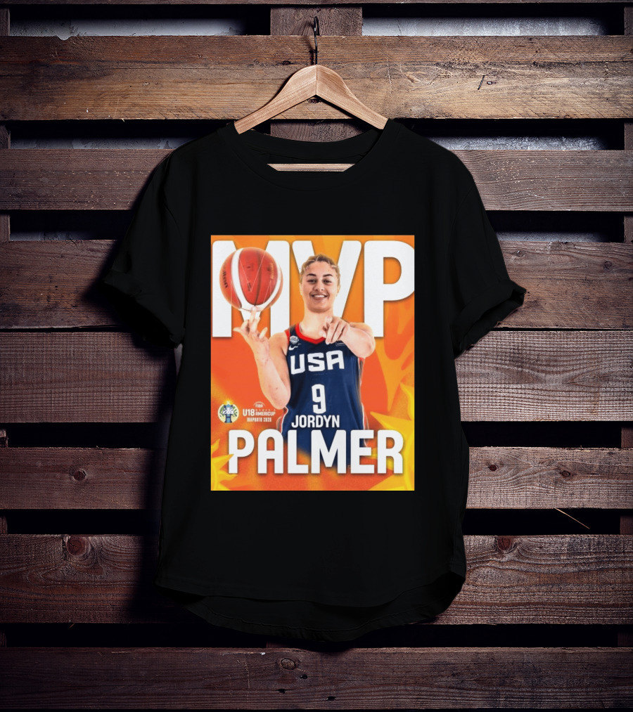 USA Basketball Jordyn Palmer MVP FIBA U18 Women's AmeriCup 2026 T-Shirt