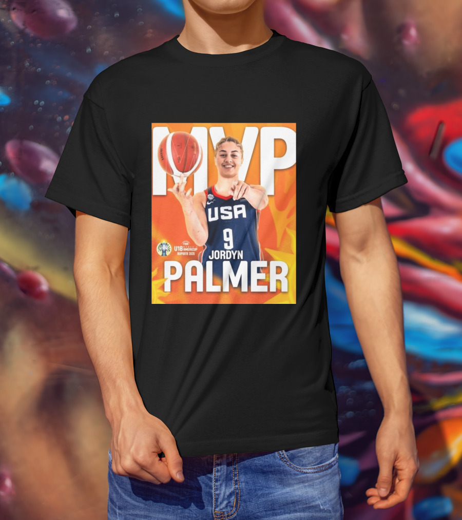 USA Basketball Jordyn Palmer MVP FIBA U18 Women's AmeriCup 2026 T-Shirt