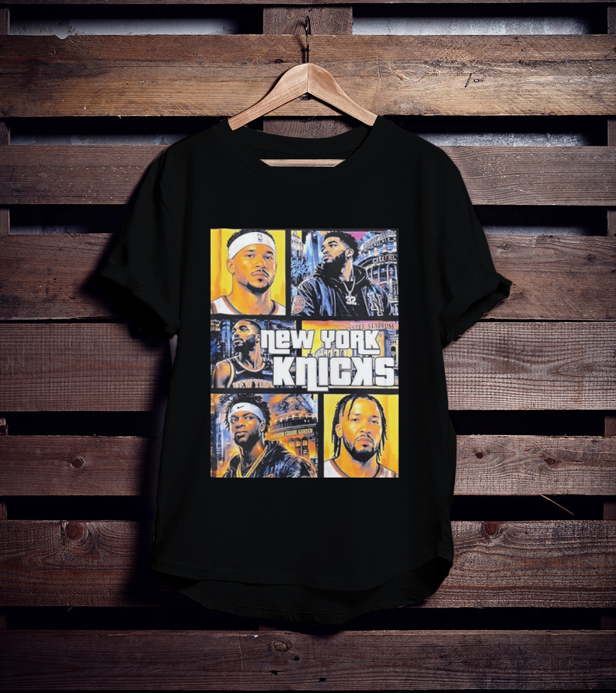 Josh Hart Karl Anthony Towns Mikal Bridges Julius Randle Jalen Brunson New York Knicks Yankee Stadium Madison Square Garden T-Shirt