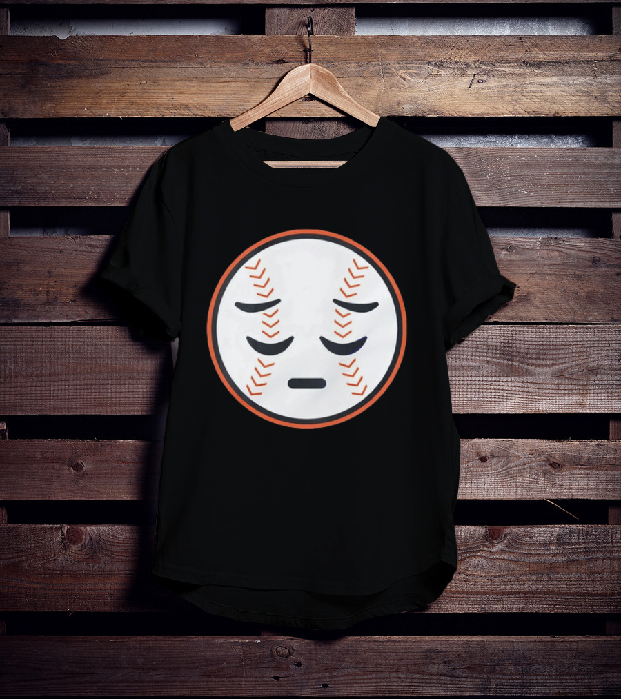 Sad Face New York Mets Baseball Expression T-Shirt
