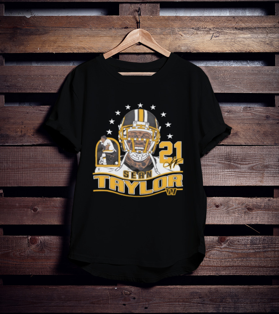 Sean Taylor 21 Washington Commanders Football Legacy Stars T-Shirt