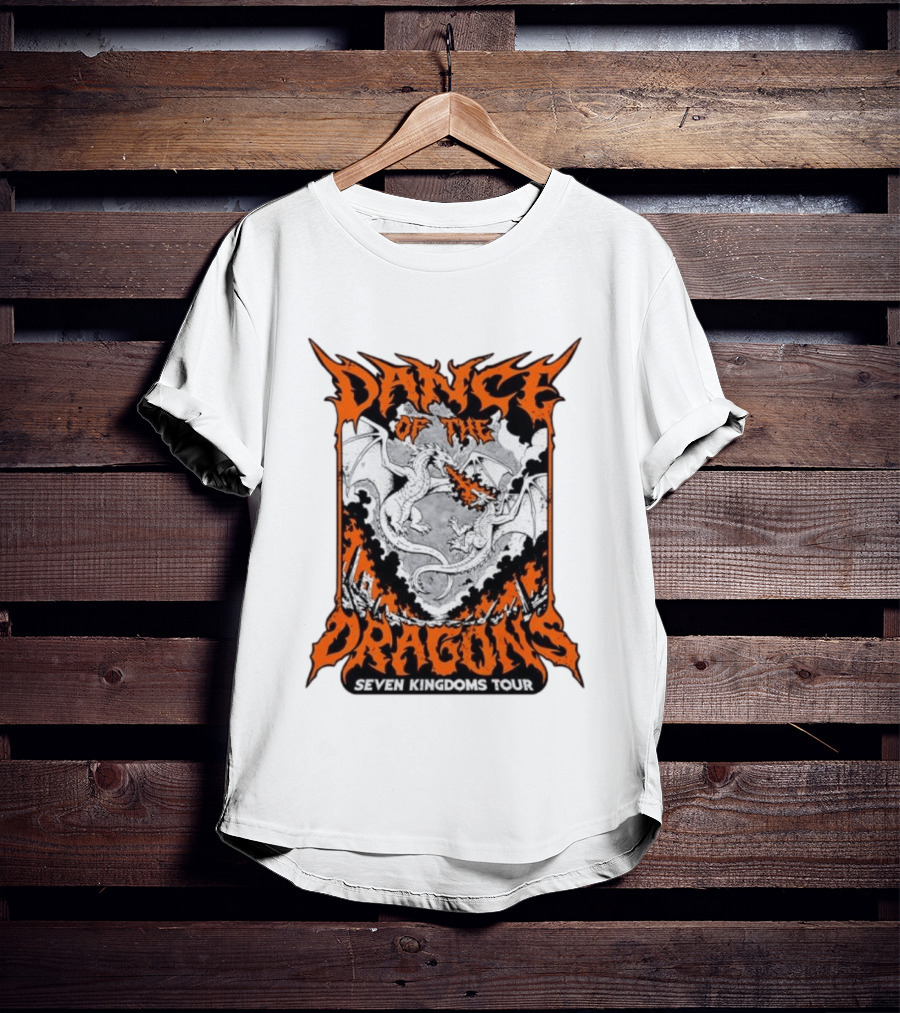 Dance Of The Dragons Seven Kingdoms Tour House Targaryen Fire Breathing T-Shirt