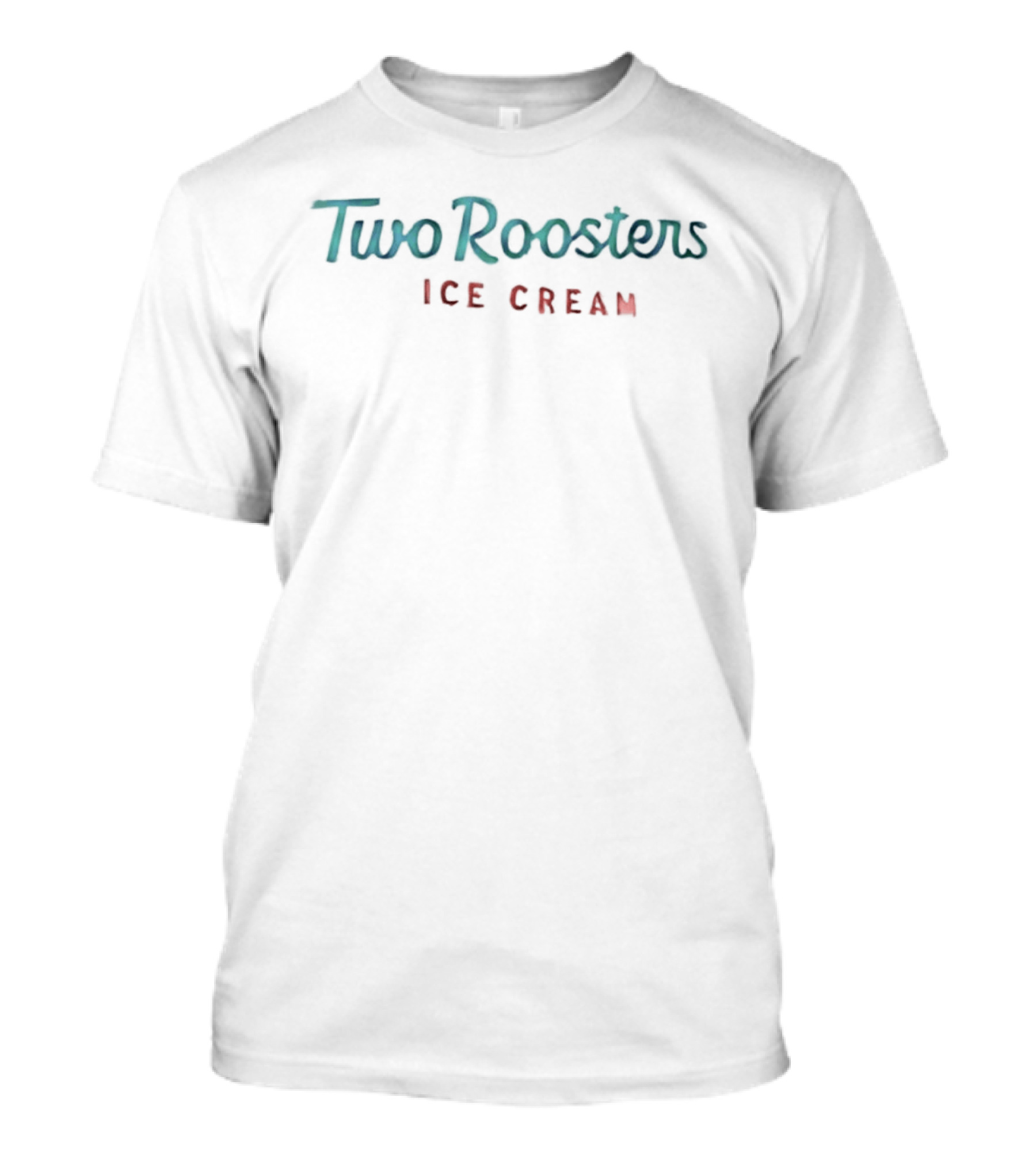 Two Roosters Ice Cream Classic Brand T-Shirt