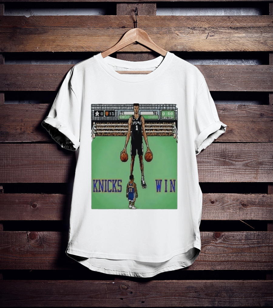Victor Wembanyama San Antonio Spurs Jalen Brunson New York Knicks Win NBA Game T-Shirt