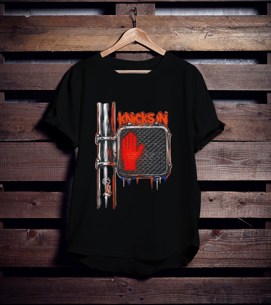 Knicks In 4 Hand Sign Traffic Light NBA T-Shirt