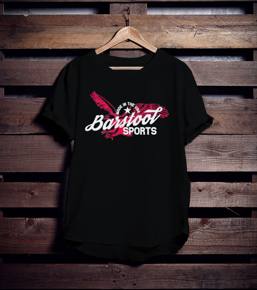 Barstool Sports Made In The USA Eagle T-Shirt