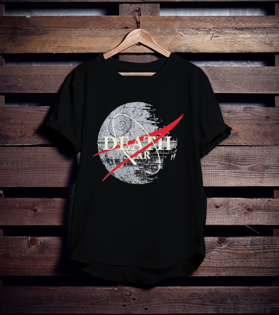 Death Star And The NASA T-Shirt