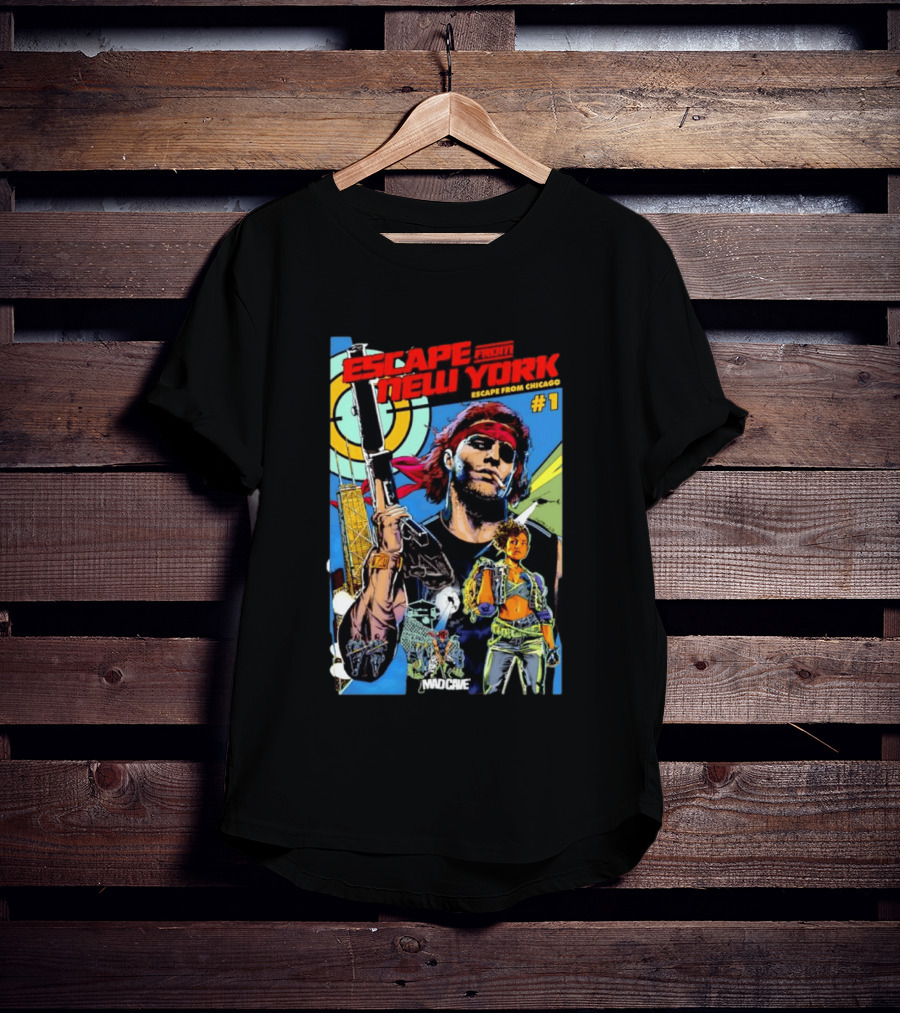 Escape From New York Escape From Chicago Comic Mad Cave Issue #1 T-Shirt