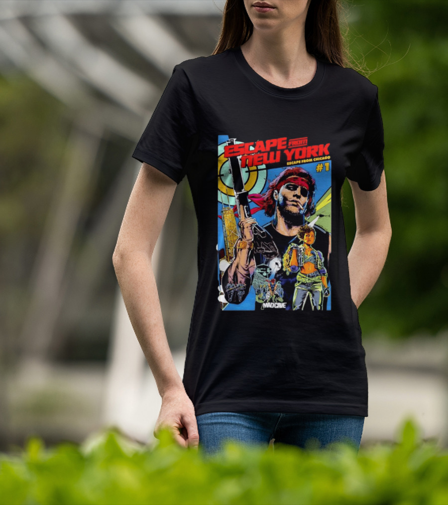 Escape From New York Escape From Chicago Comic Mad Cave Issue #1 T-Shirt