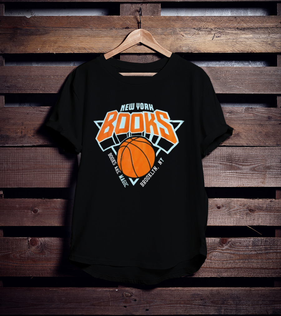 New York Books Are Magic Brooklyn NY Basketball T-Shirt