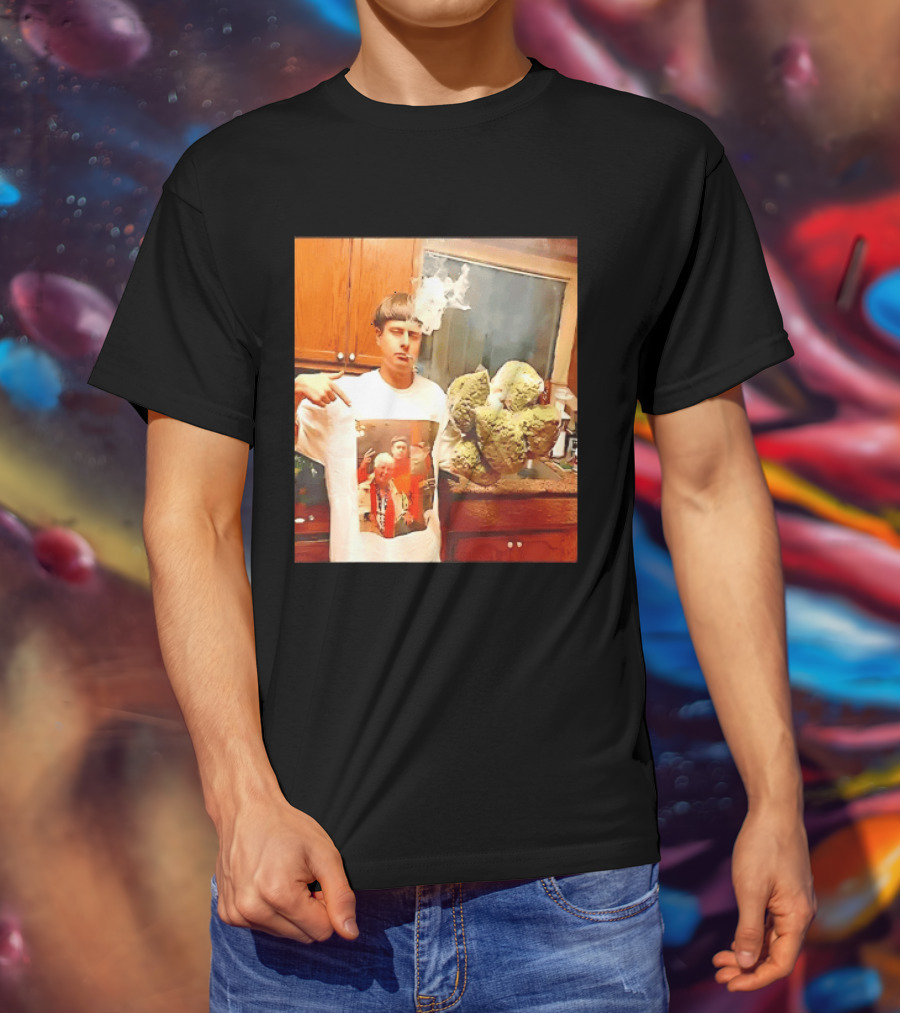 Oliver Tree Cannabis Oversized Buds And With Smoking Image T-Shirt