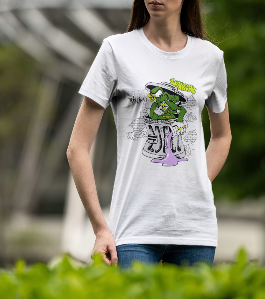 Escape Plan Ghetto Slime Rat Trash Can Die Lit Back Rooms Holadsch T-Shirt