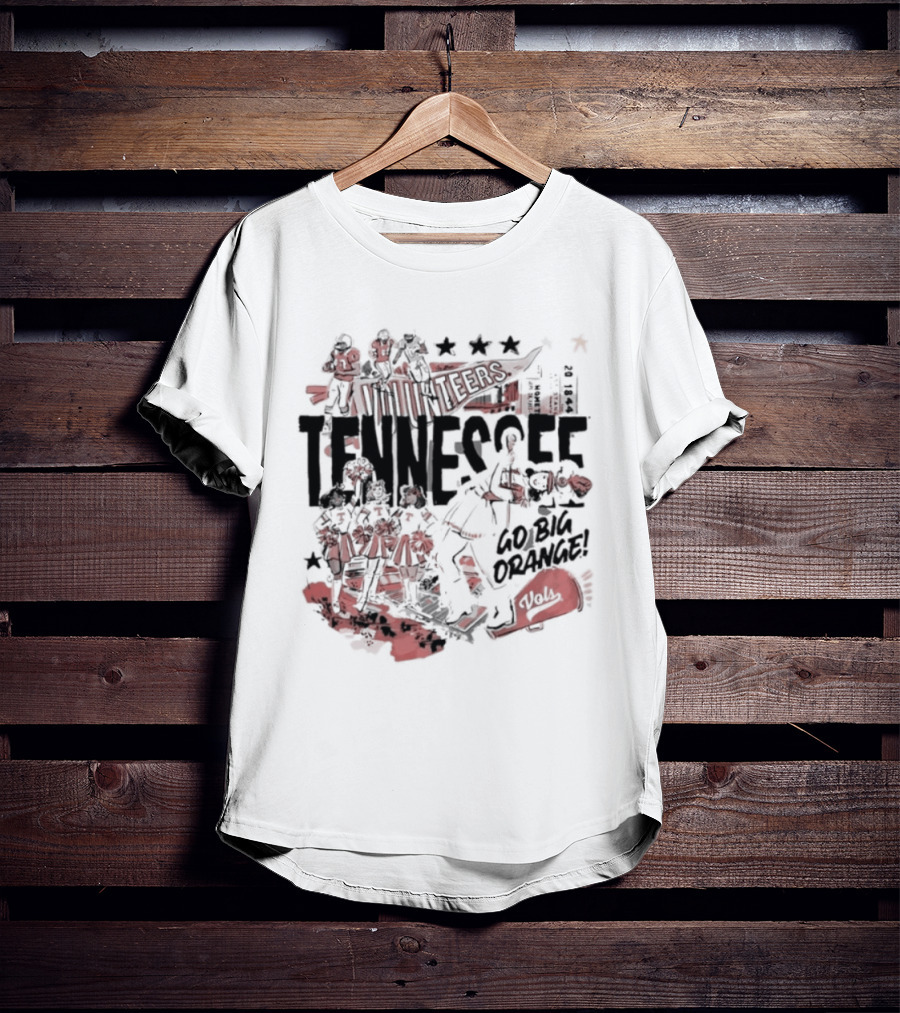 University Volunteer Tennessee Go Big Orange T-Shirt