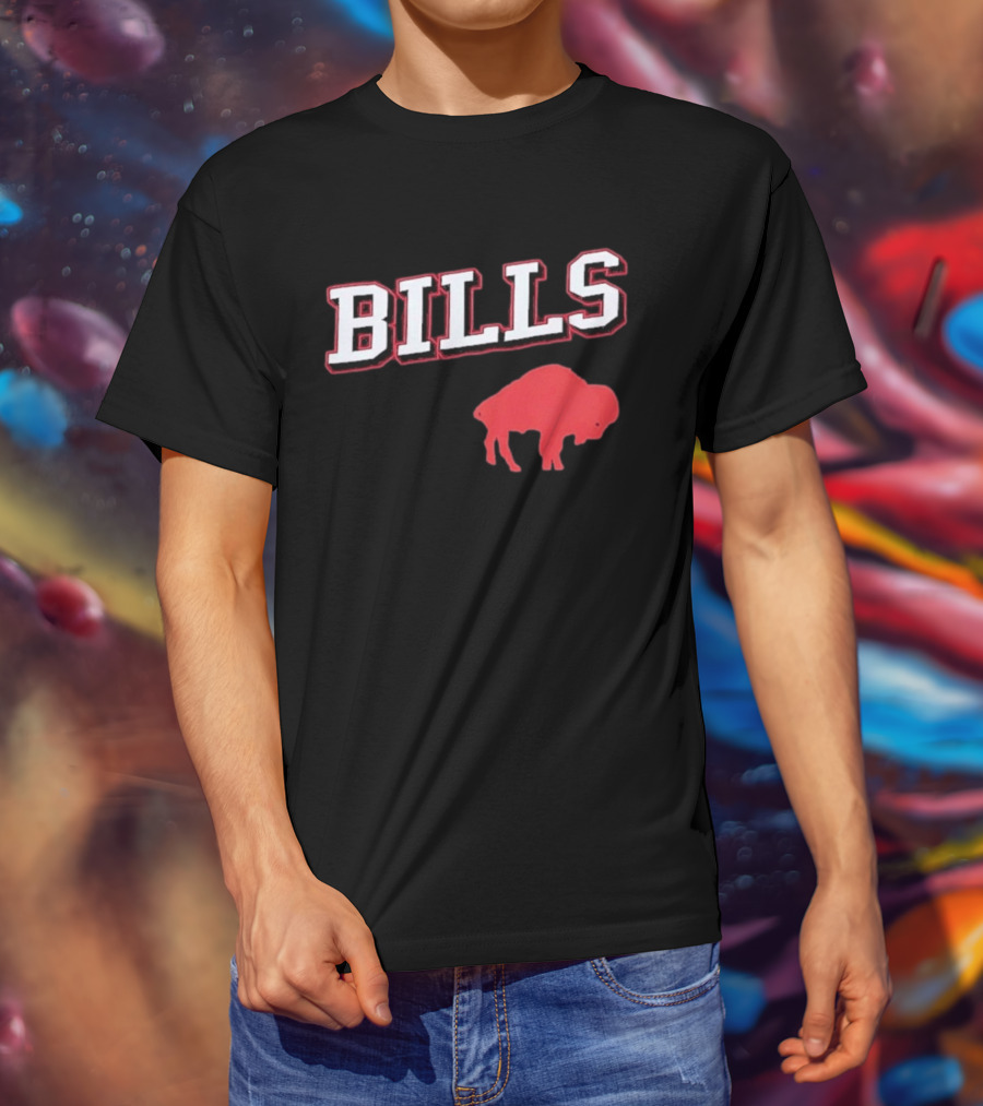 Buffalo Bills Black Training Camp Red Buffalo Bills T-Shirt