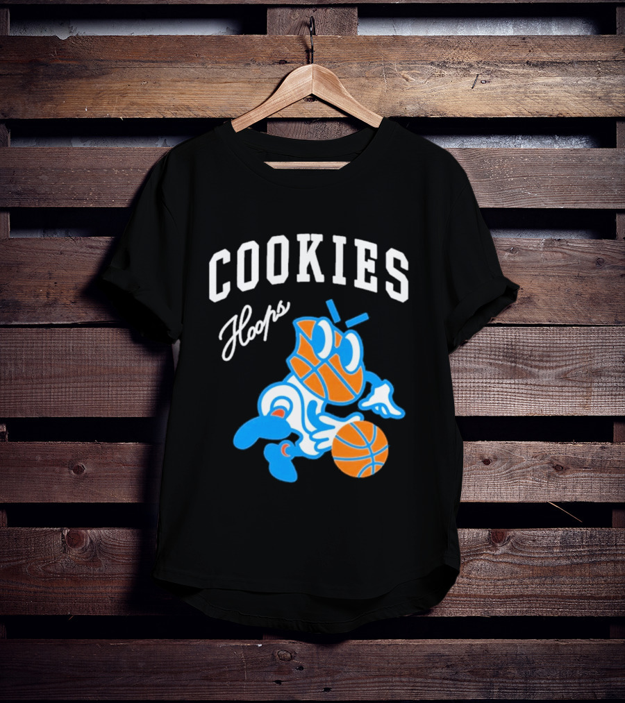 Cookies Hoops Basketball Cartoon Character Streetwear T-Shirt