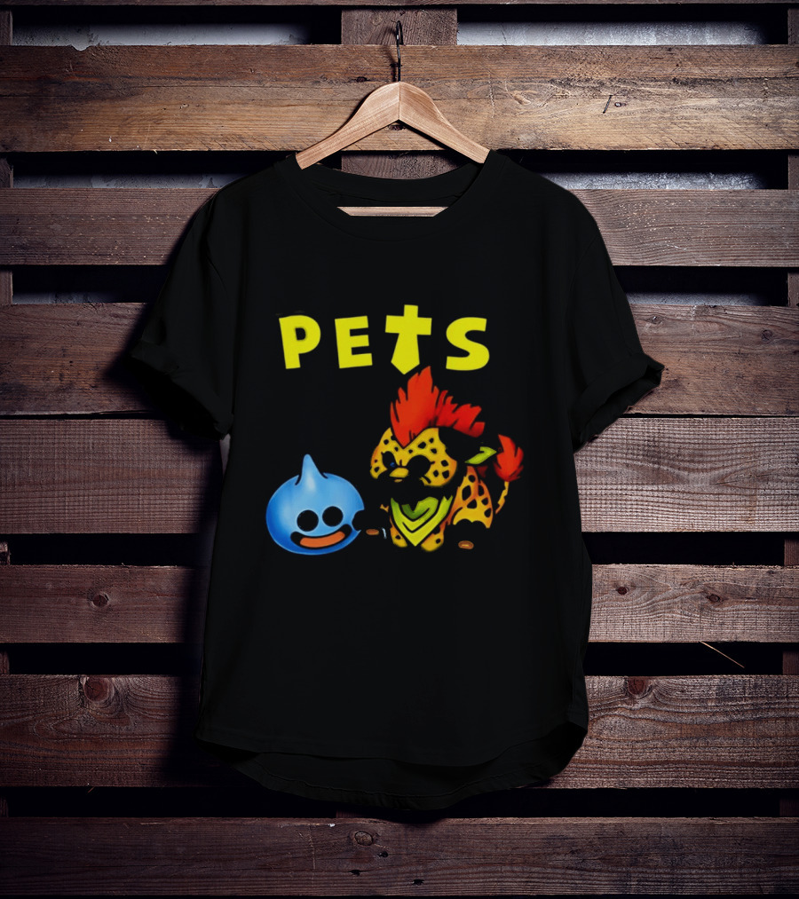 Dragon Quest Pets Slime And Great Sabrecat T-Shirt