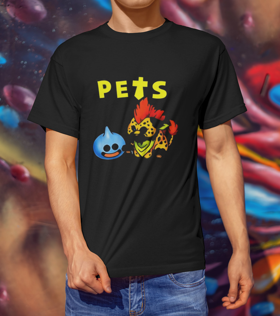 Dragon Quest Pets Slime And Great Sabrecat T-Shirt
