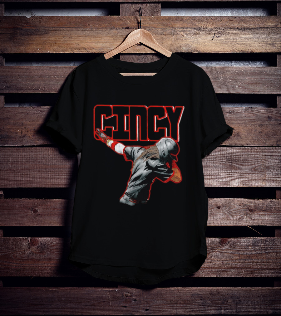 Elly De La Cruz Cincinnati Reds Cincy Dab MLB T-Shirt