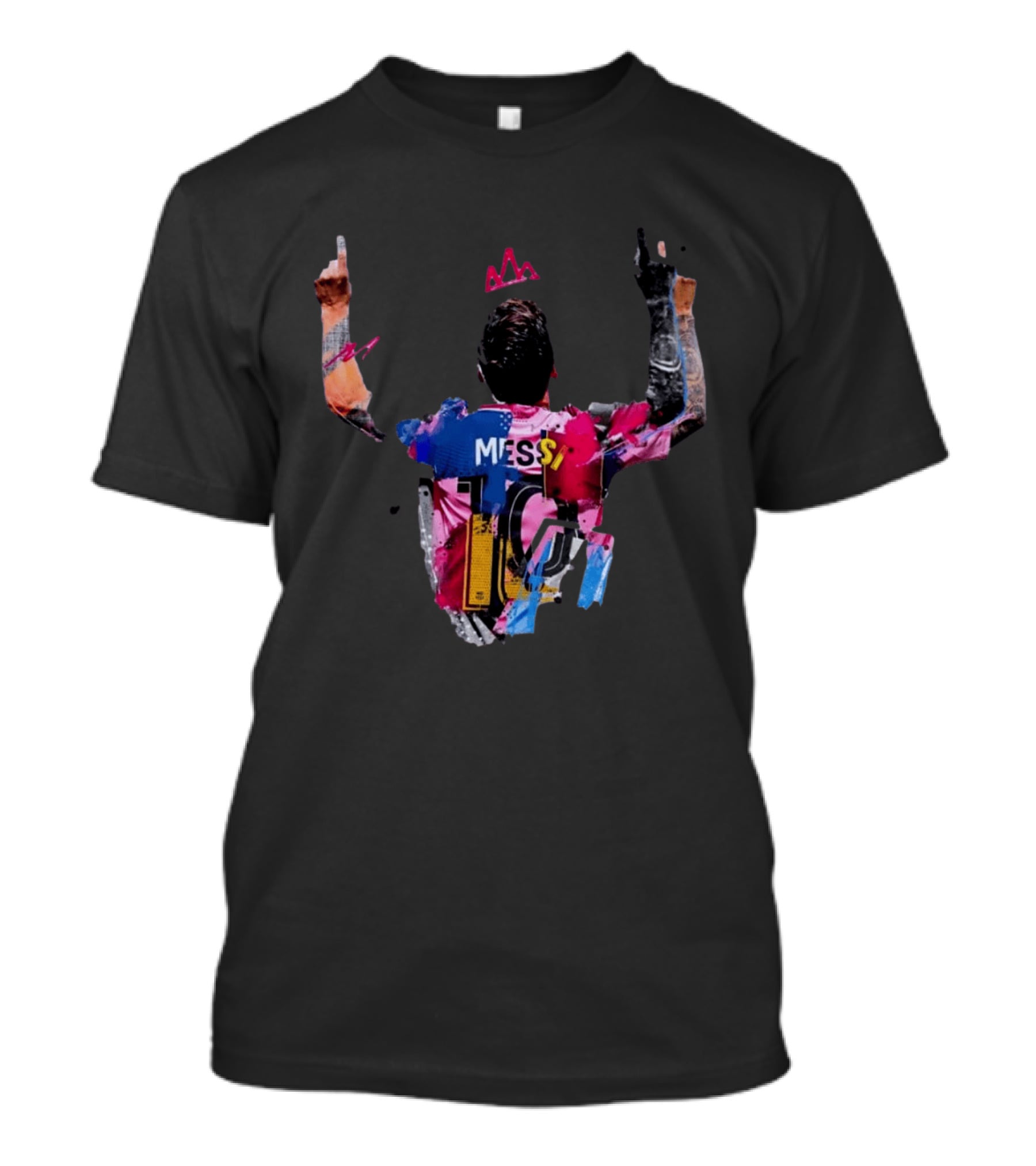 Messi 10 Barcelona Iconic Celebration T-Shirt