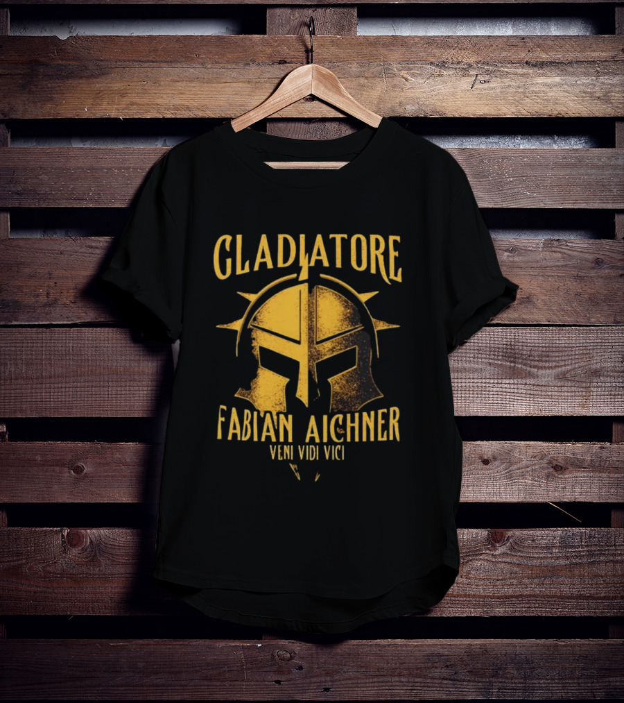 Gladiatore Fabian Aichner Veni Vidi Vici Wrestlers Helmet T-Shirt