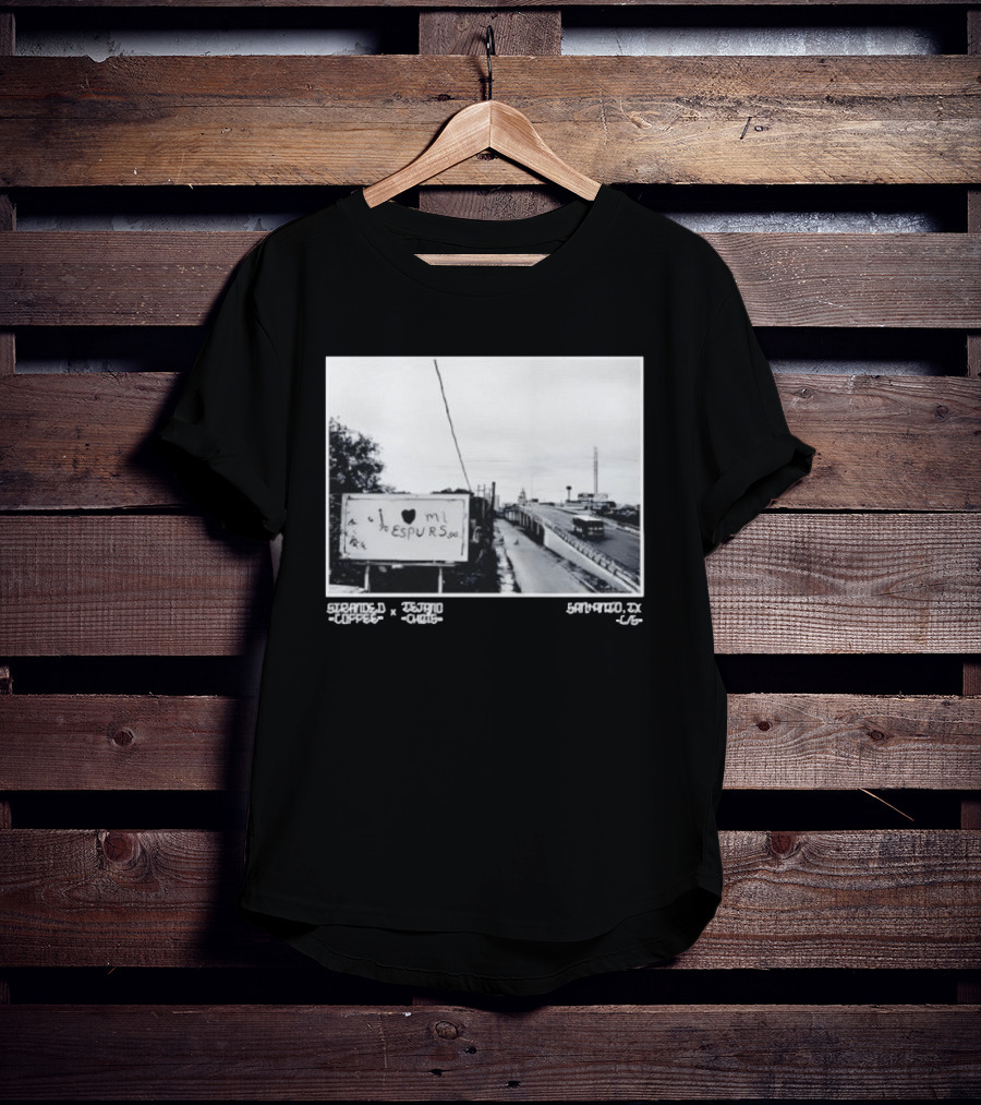 I Love Mi Espurs San Antonio Spurs Texas Granger Coffee Scene T-Shirt
