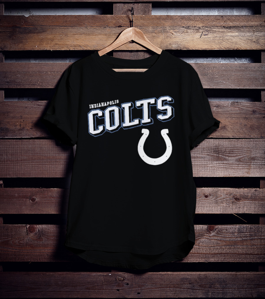 Indianapolis Colts Black Horseshoe T-Shirt