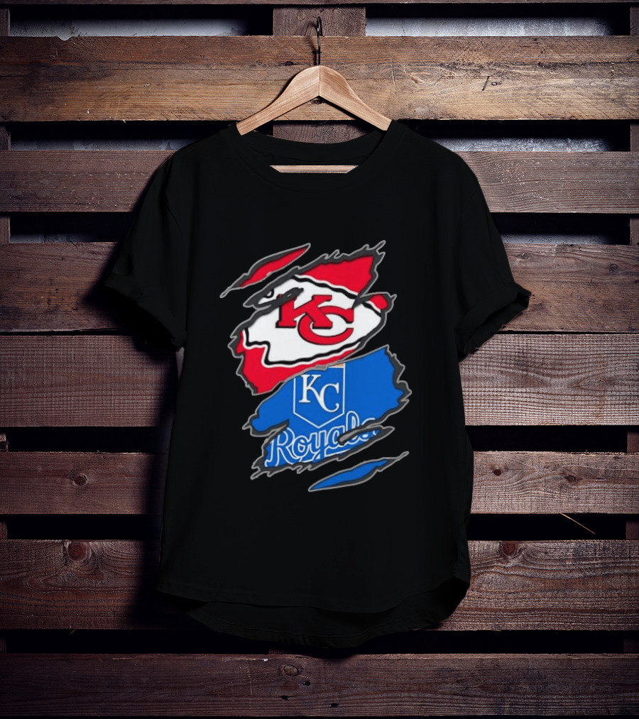Kansas City Chiefs KC Kansas City Royals MLB Royals KC T-Shirt