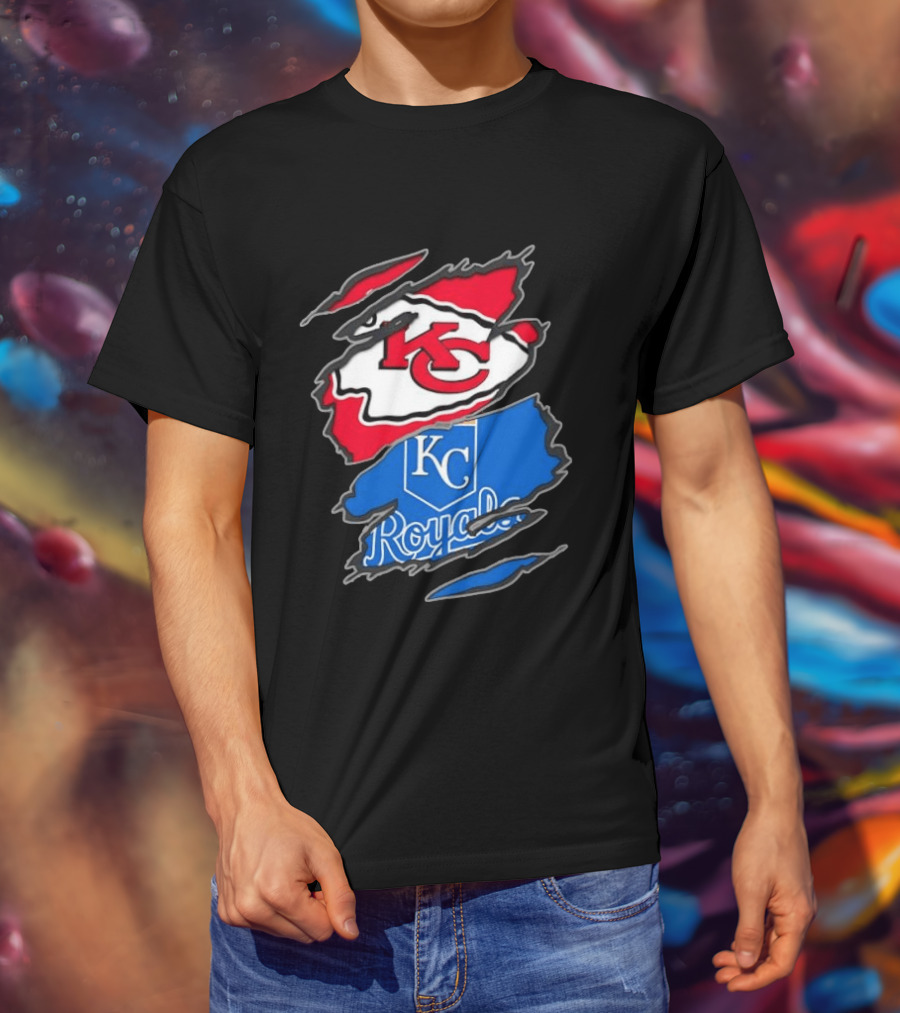 Kansas City Chiefs KC Kansas City Royals MLB Royals KC T-Shirt