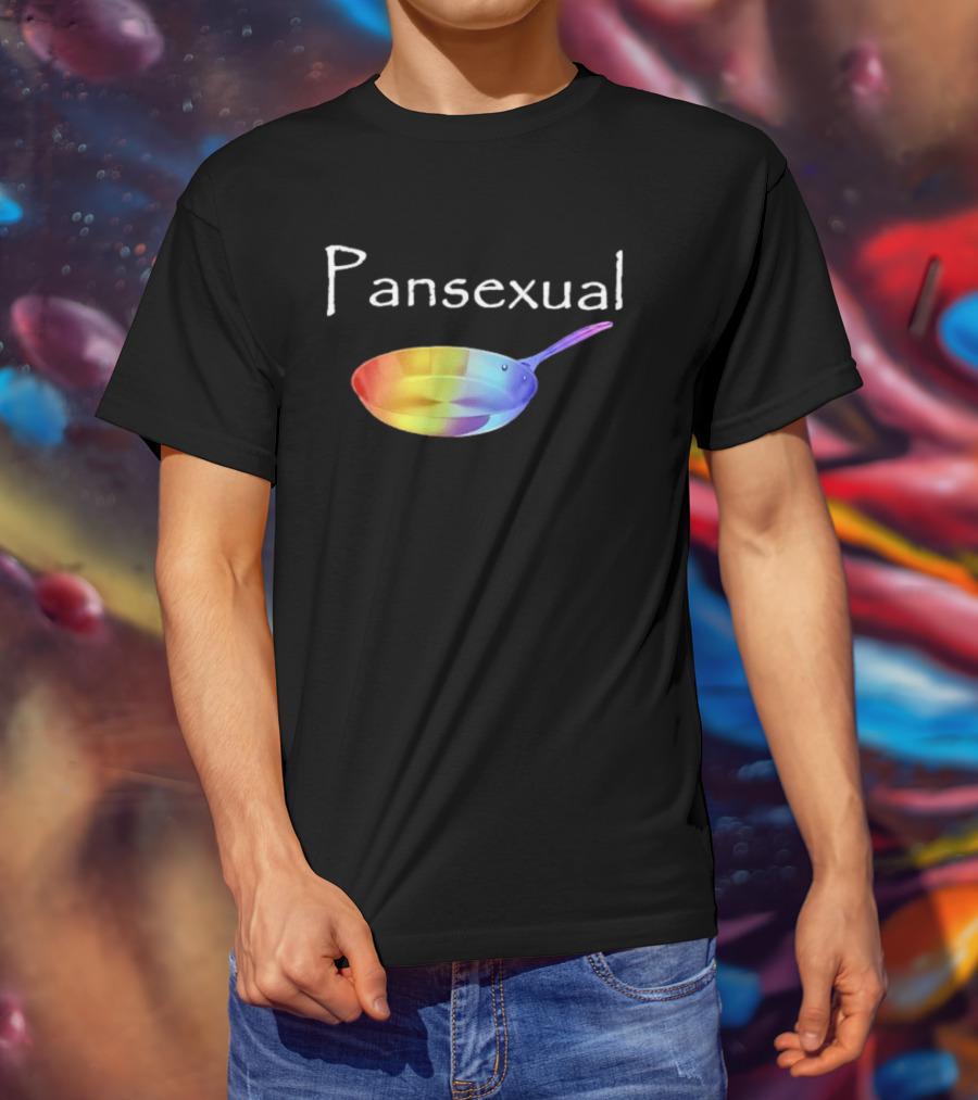 Pansexual Pan Rainbow Pride LGBTQIA Equality Colorful Identity Fun T-Shirt