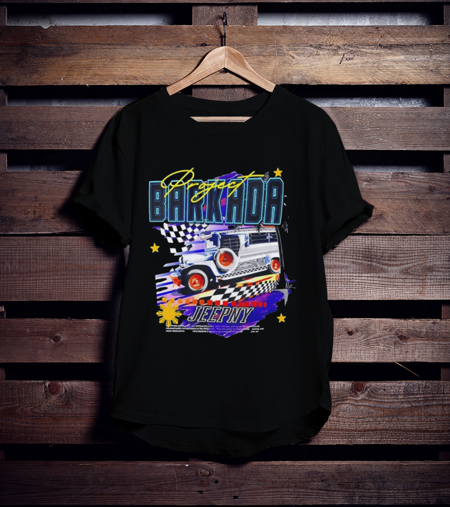 Project Barkada Jeepny Philippines Colorful Public Transport Culture T-Shirt