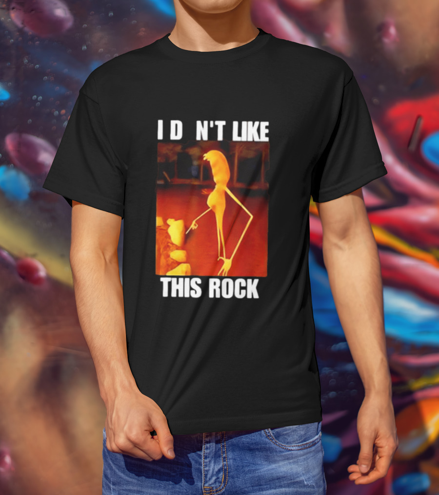 Salad Fingers I Don't Like This Rock Surreal Horror Meme T-Shirt