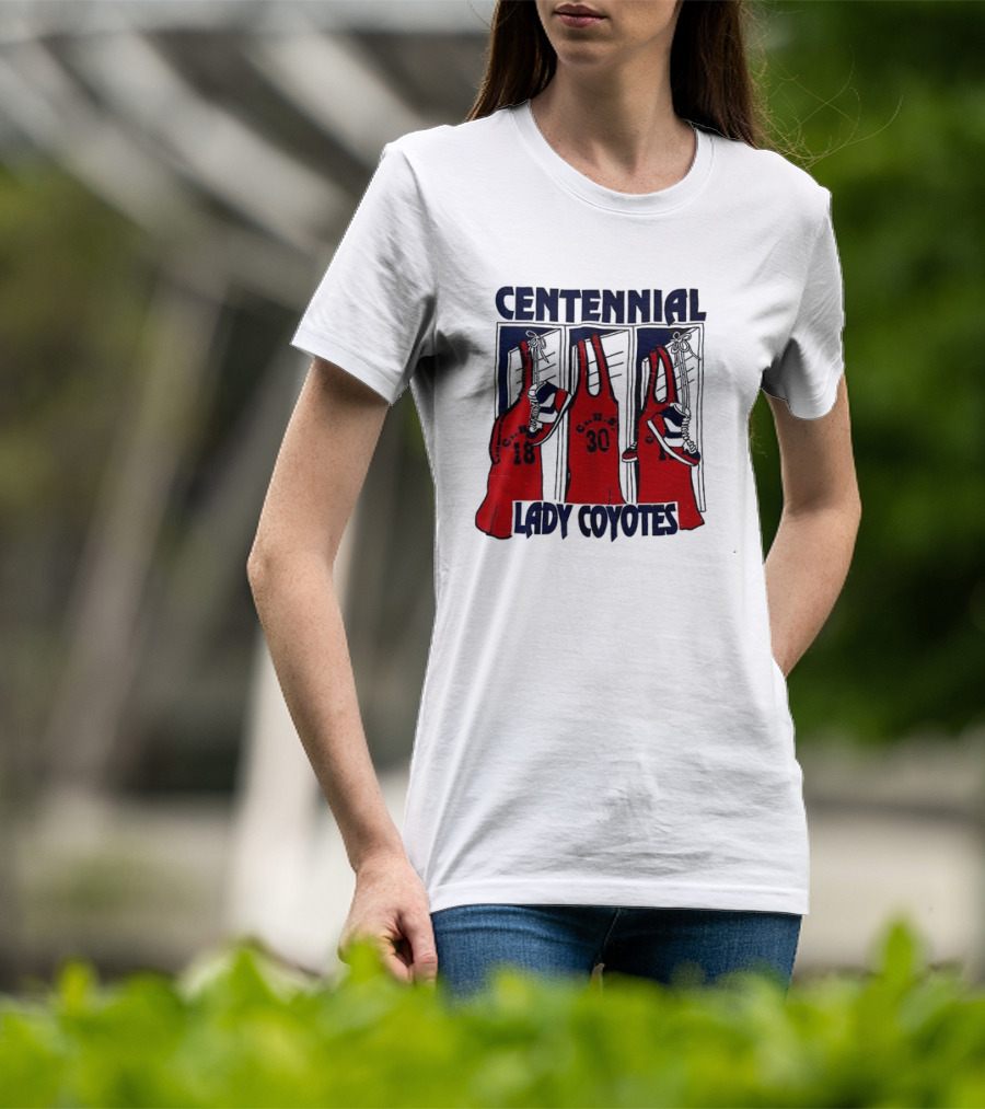 Centennial Lady Coyotes Basketball Team Jerseys With Numbers 18 30 T-Shirt