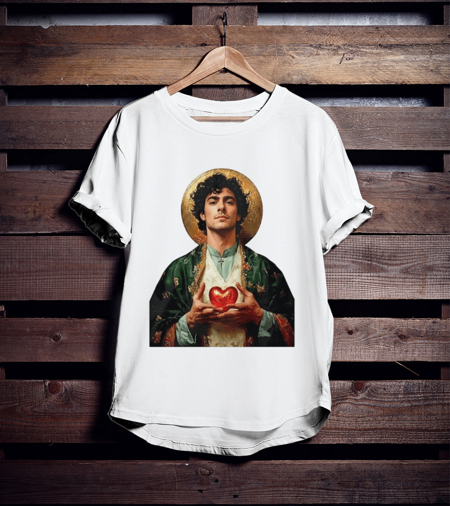 Luigi Mangione Patron Saint Holding Sacred Heart For Health Care Justice T-Shirt