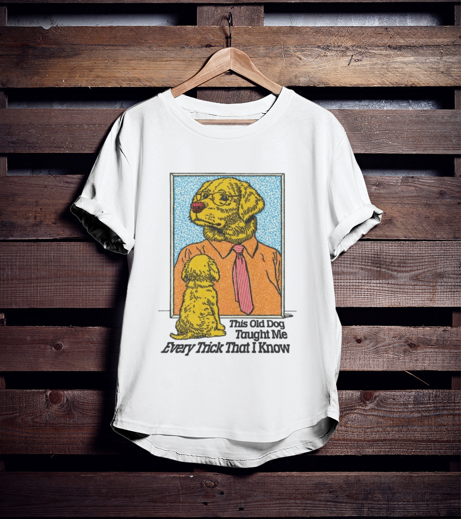 Mac Demarco This Old Dog Taught Me Every Trick That I Know Cartoon Dogs In Mirror T-Shirt