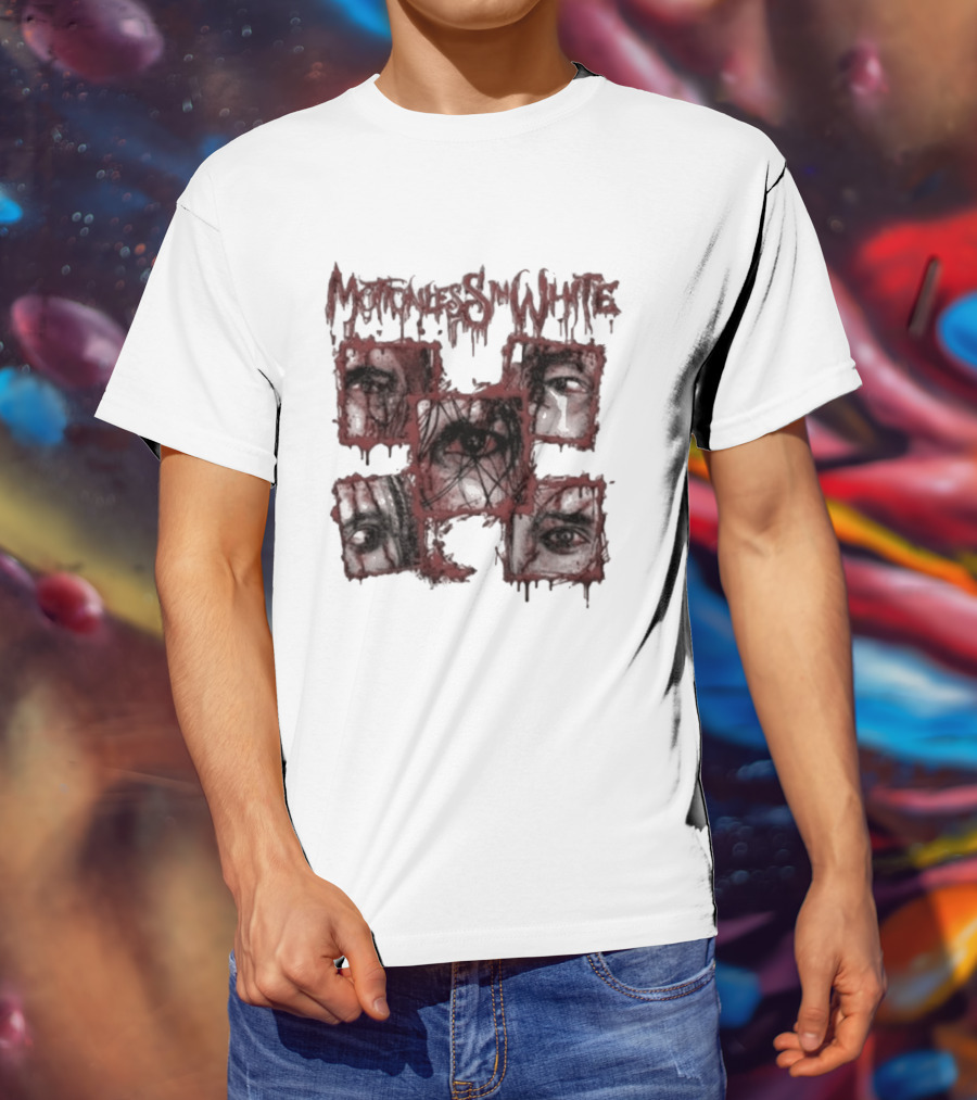 Motionless In White Bloodshot Eyes And Dripping Red 2026 T-Shirt