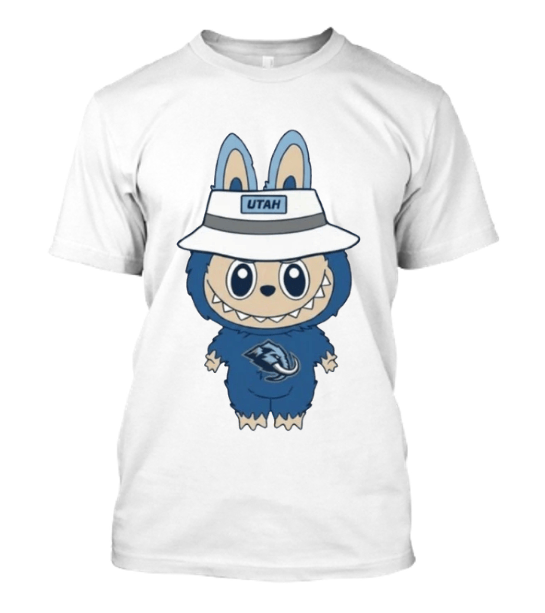 Utah Mammoth Cute Furry Character With Hat T-Shirt