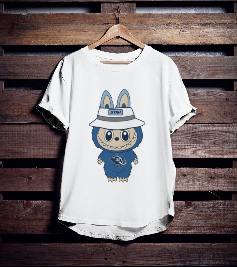 Utah Mammoth Cute Furry Character With Hat T-Shirt