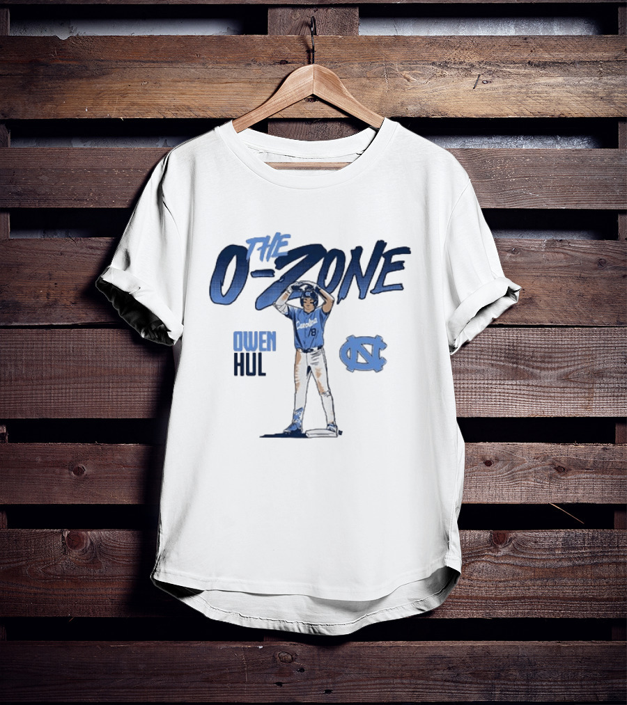 Owen Hull North Carolina Tar Heels NCAA Baseball The O Zone Carolina 8 T-Shirt