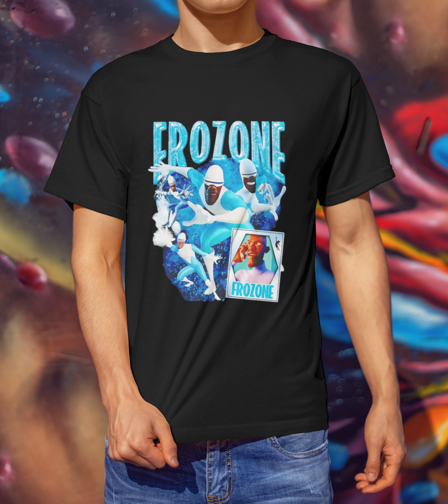 Frozone The Incredibles Disney Movie T-Shirt