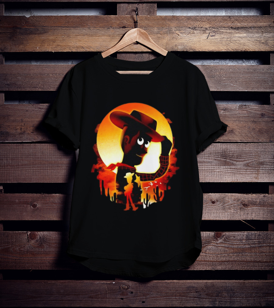 Sheriff Woody Pixar Toy Story Sunset Cowboy T-Shirt