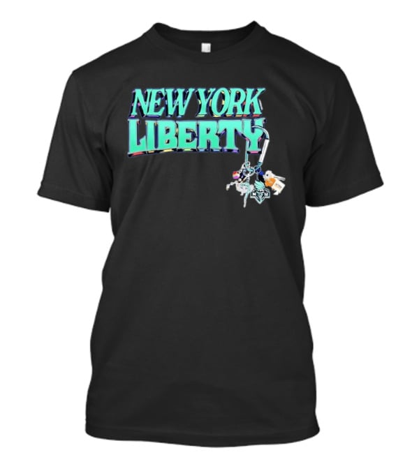 New York Liberty Carabiner Pride Keychain Accessories T-Shirt